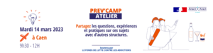Bannière 2023 formulaire Atelier Prev'Camp Caen